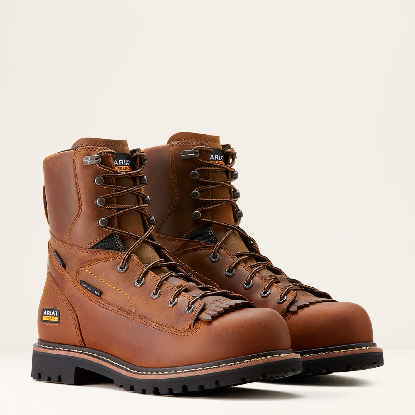 Ariat Online Shop - Longview Shock Shield 8" Waterproof Composite Toe Work Boot