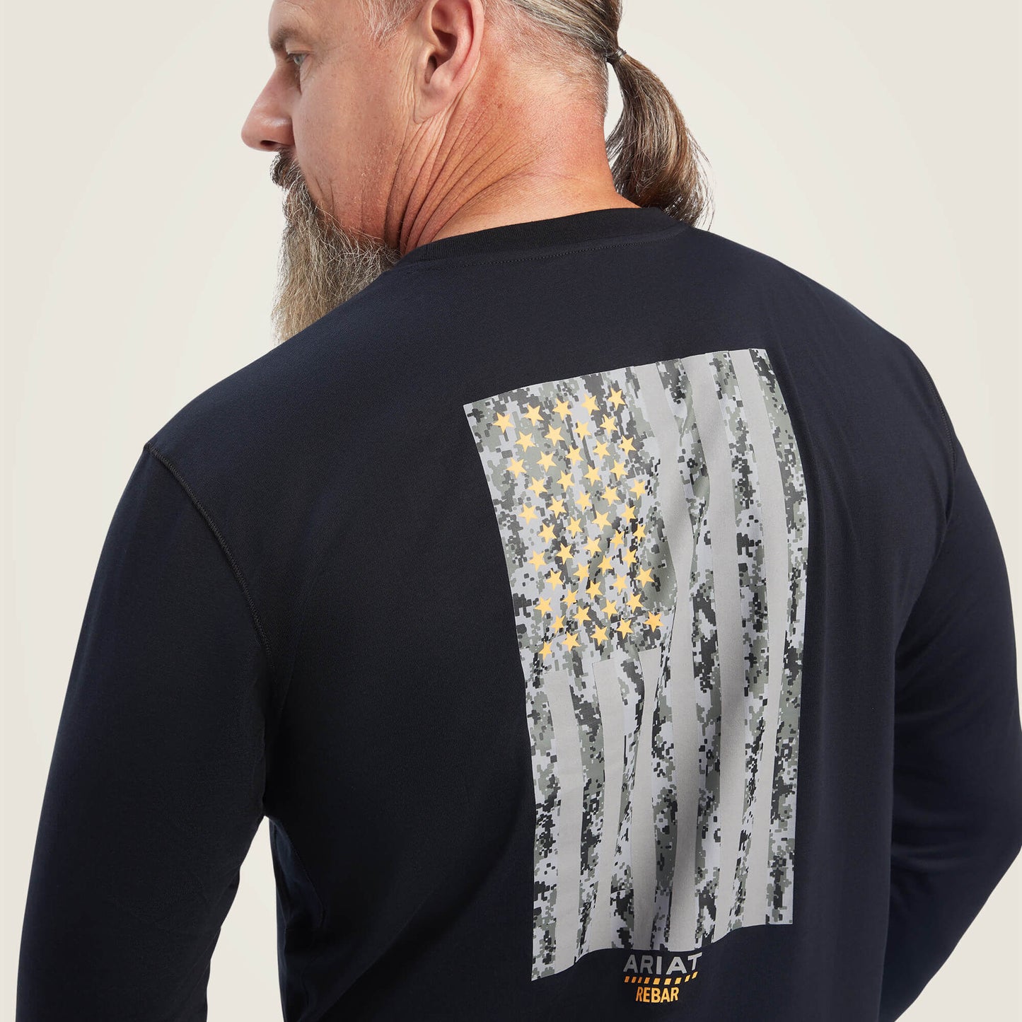 Ariat US - Rebar Workman Reflective Flag Graphic T-Shirt