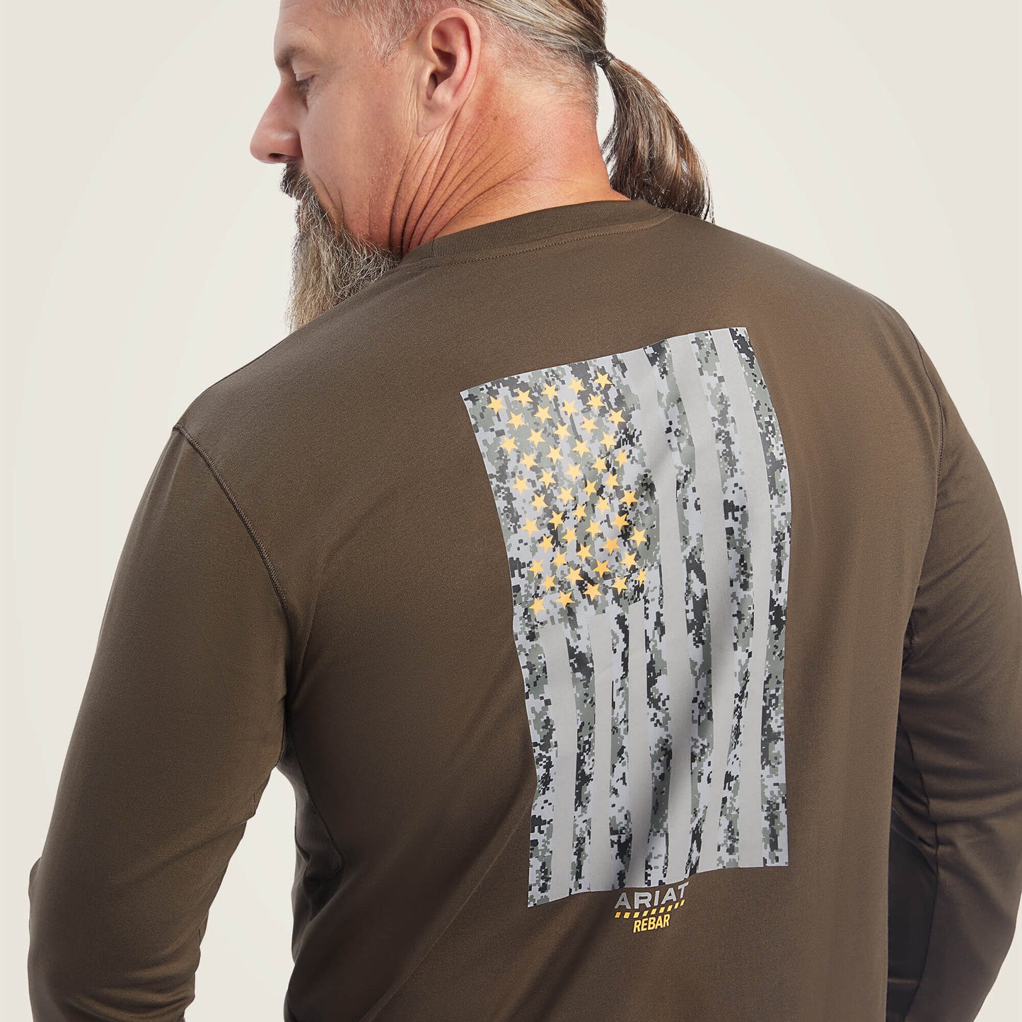 Ariat Online Shop - Rebar Workman Reflective Flag Graphic T-Shirt
