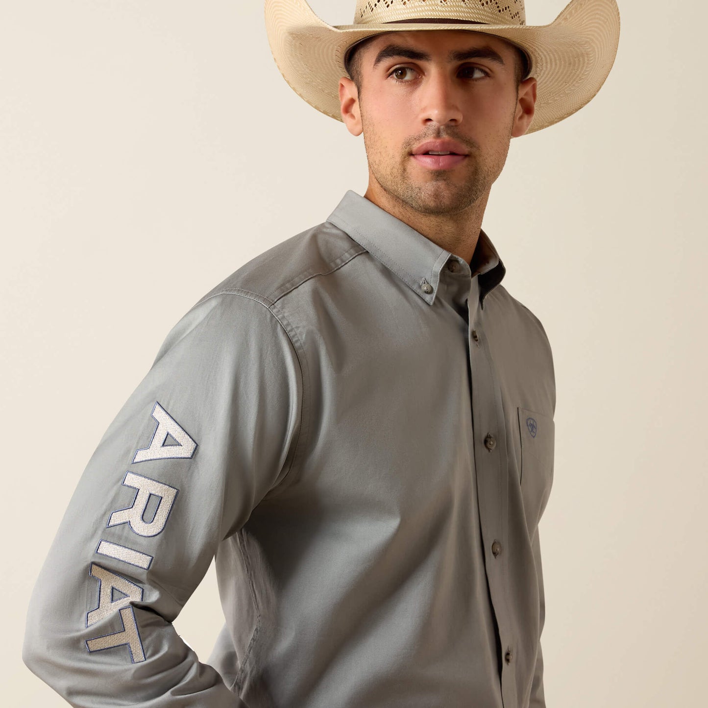 Ariat Sale - Team Logo Lightweight Twill Fitted Shirt