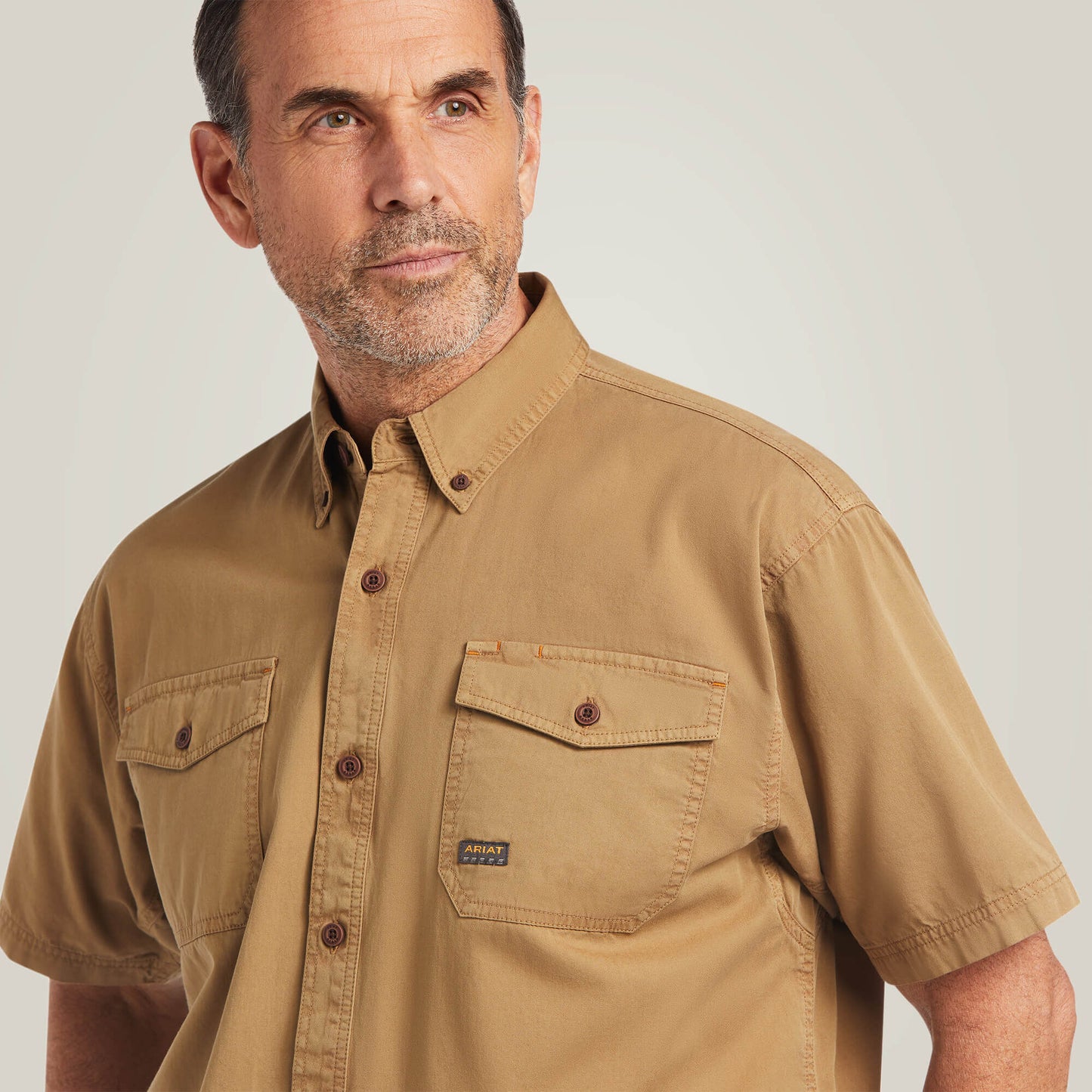 Ariat Sale - Rebar Washed Twill Work Shirt