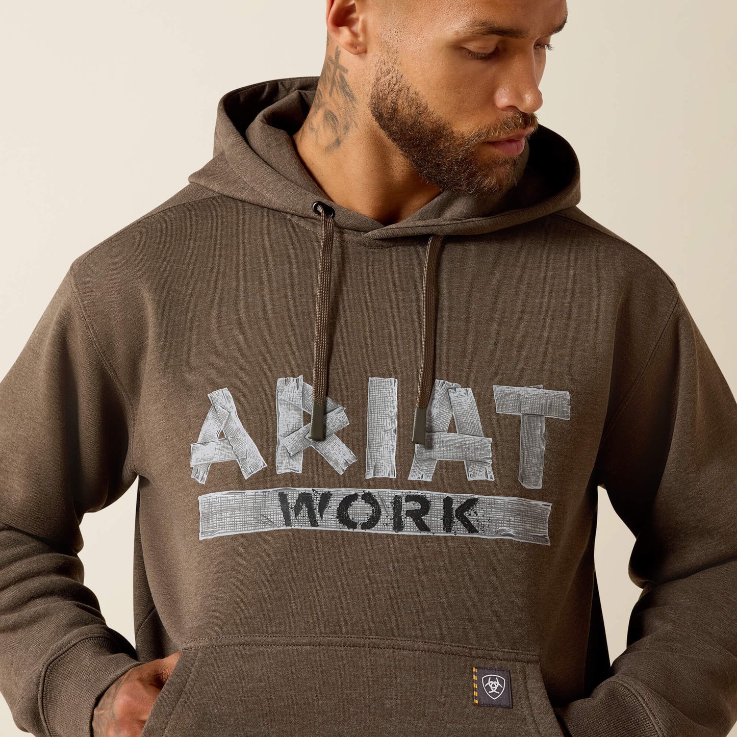 Ariat Website Store - Rebar Lightweight Duct Logo Hoodie