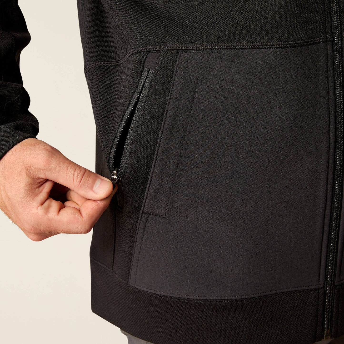 Ariat Outlet - Rebar WorkTek Reinforced Full Zip Hoodie