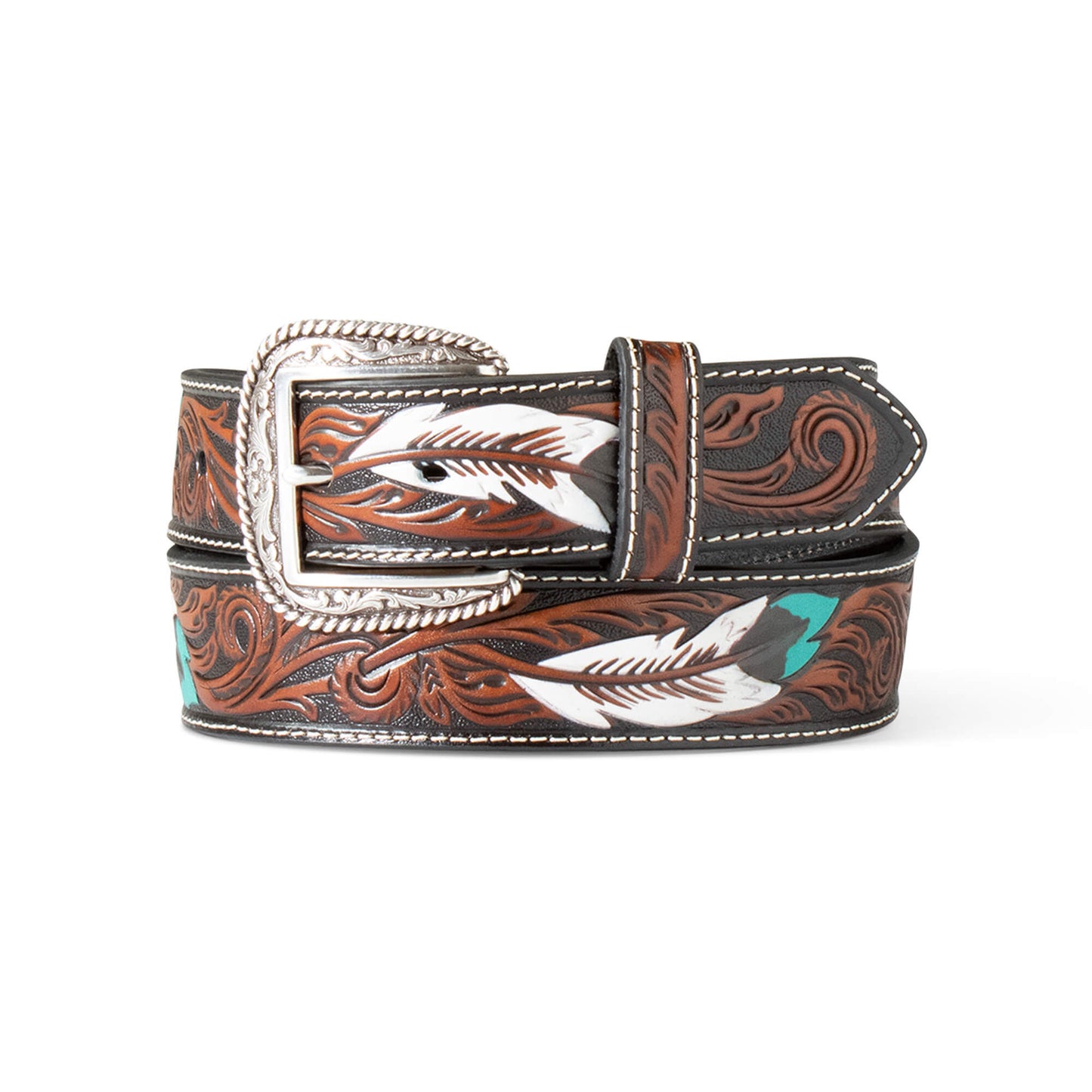 Ariat For Sale - Feather Embossed Belt