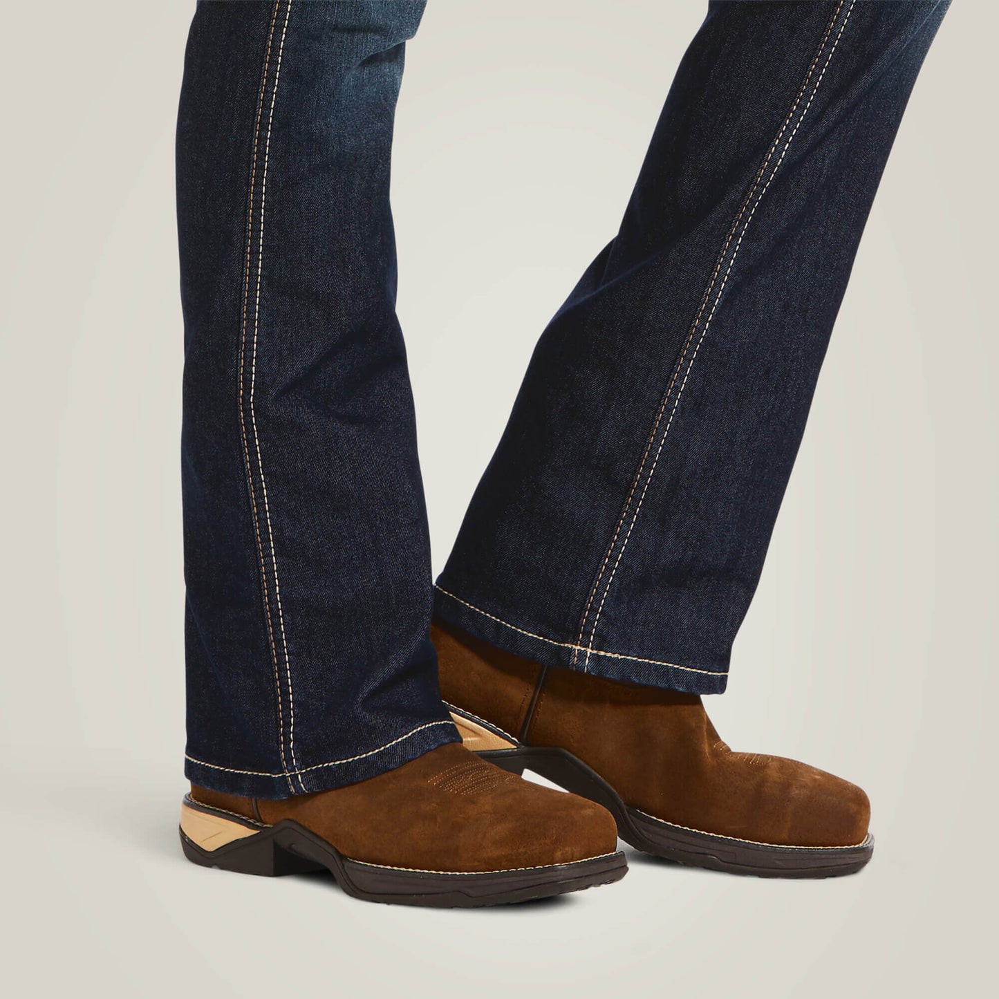 Ariat On Sale - Rebar Mid Rise DuraStretch Riveter Boot Cut Jean