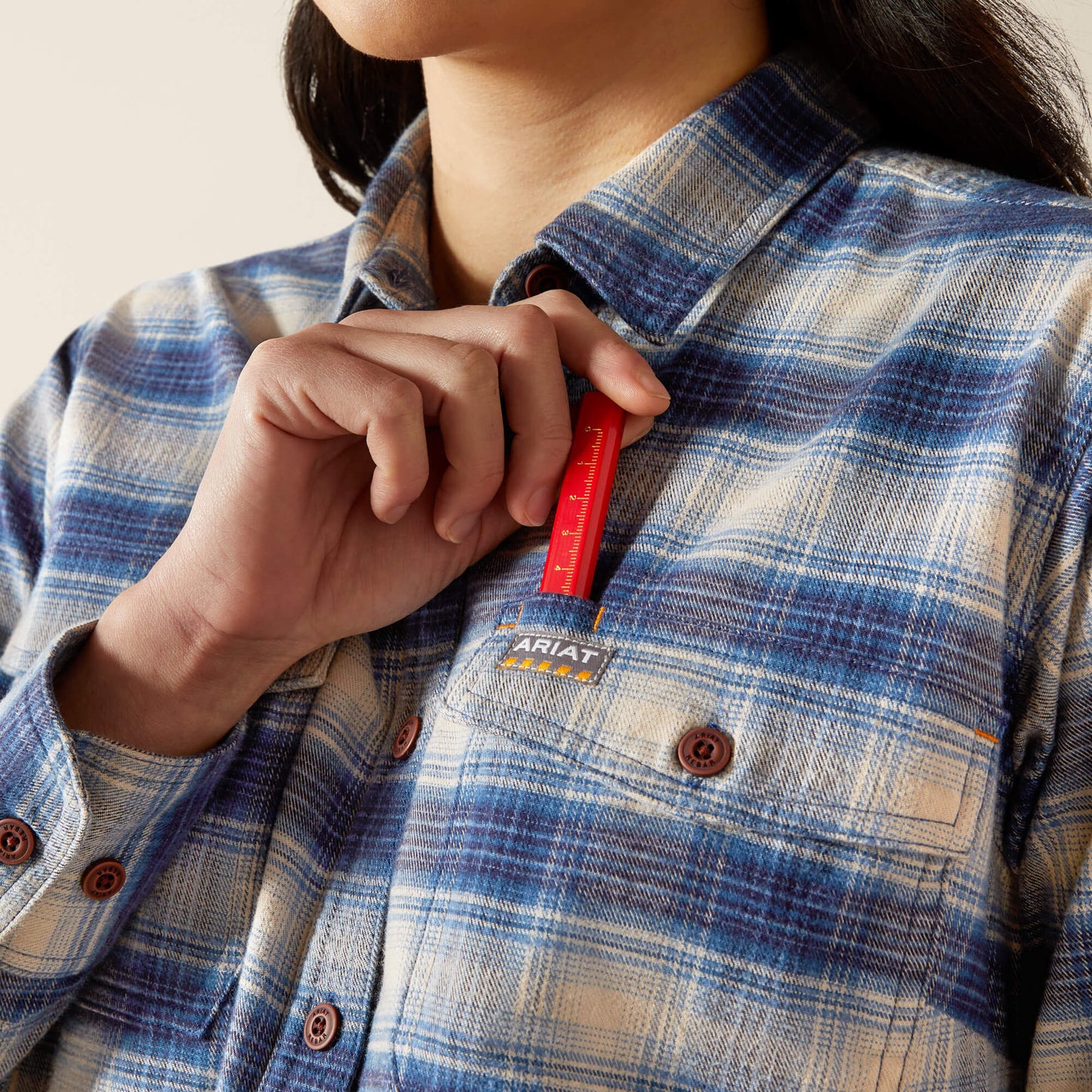 Ariat On Sale - Rebar Flannel DuraStretch Work Shirt