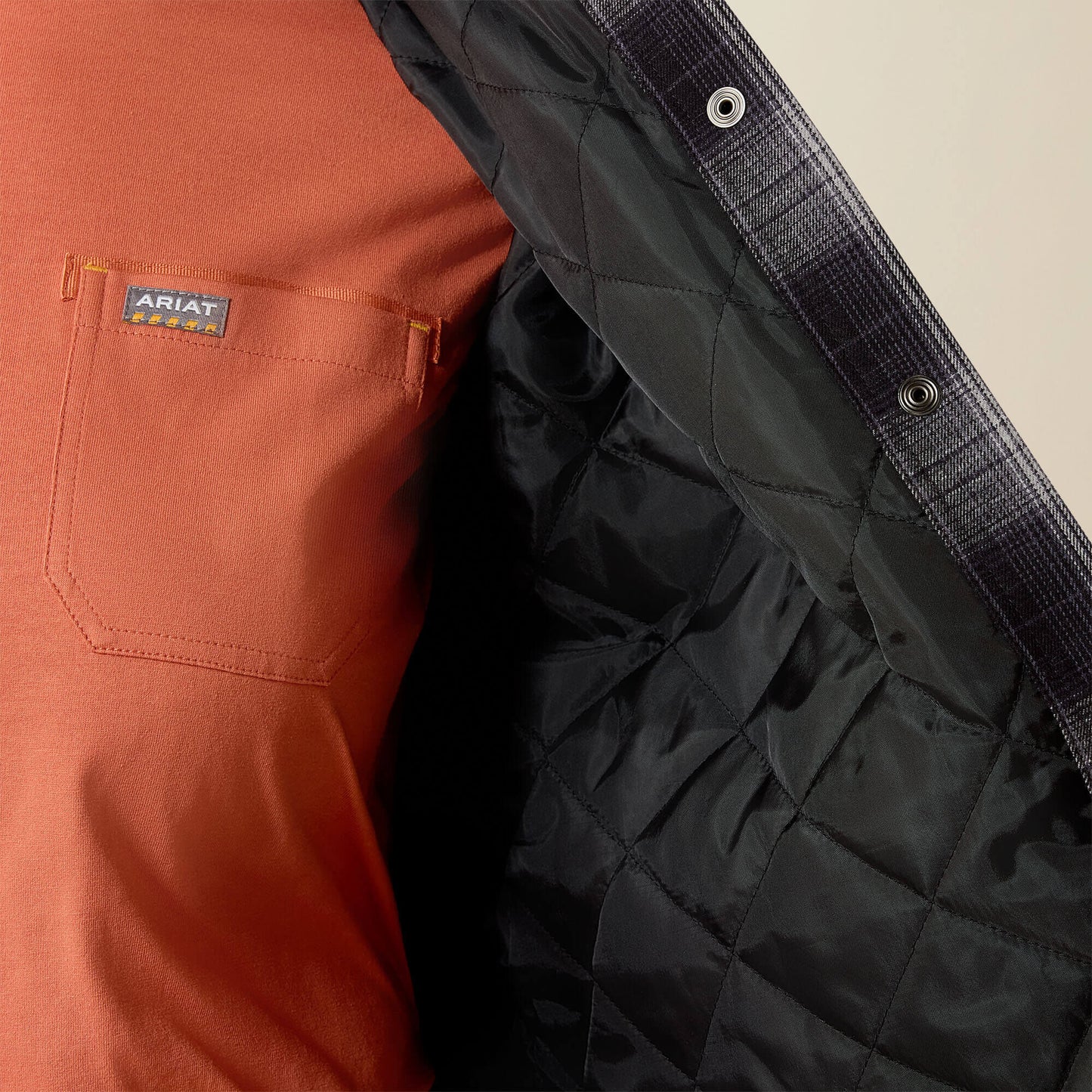 Ariat Website Store - Rebar Flannel Insulated Shirt Jacket