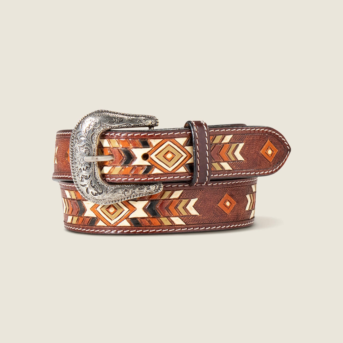 Ariat Online Shop - Geometric Pattern Belt