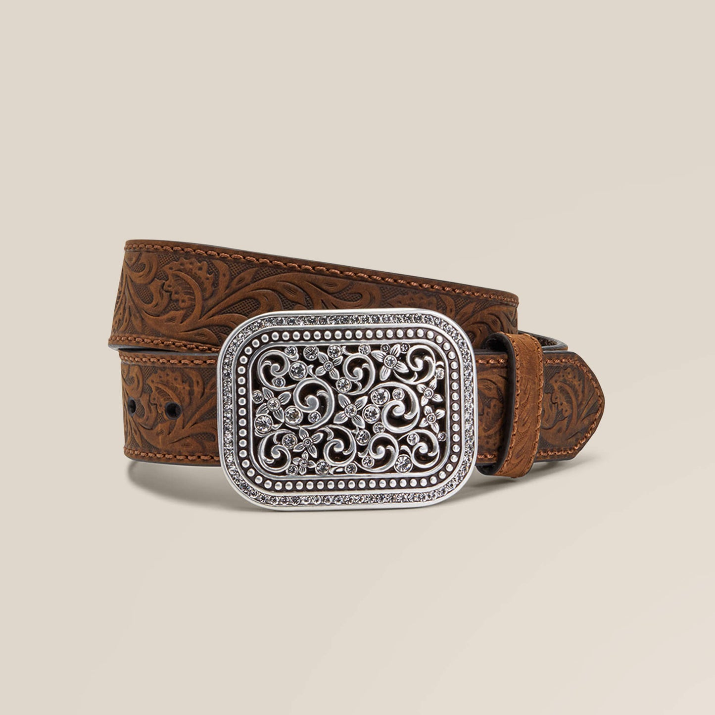 Ariat Online Shop - Floral Embroidery Buckle Belt
