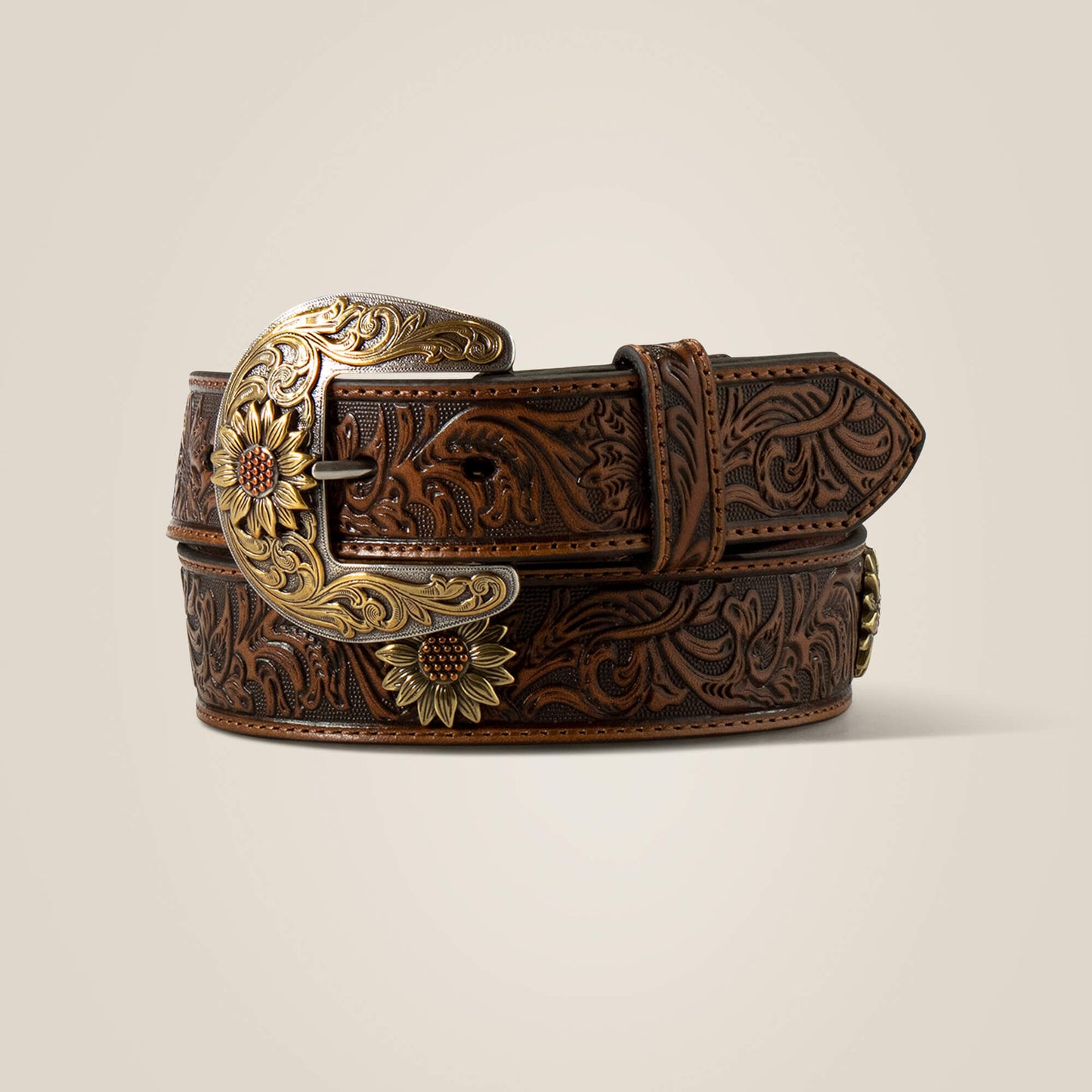 Ariat On Sale - Sunflower Medallion Belt