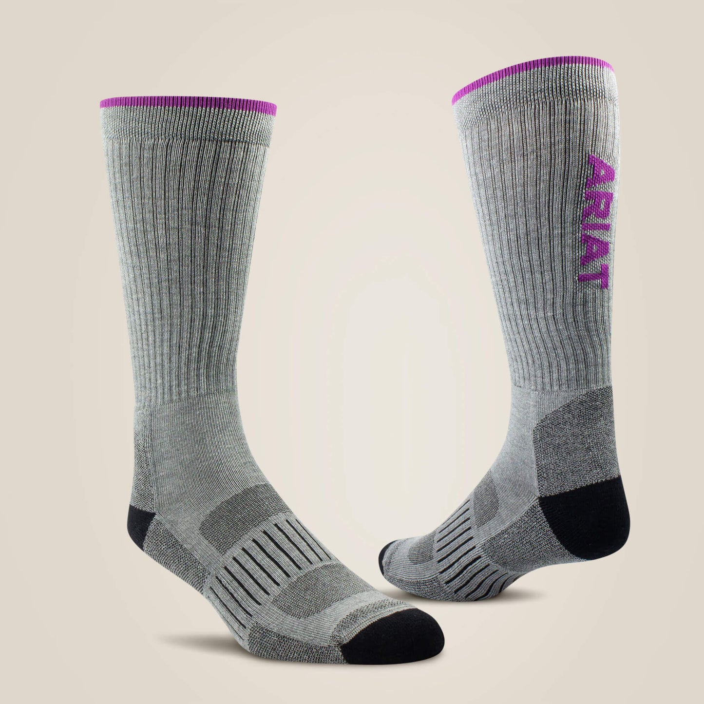 Ariat On Sale - High Performance Crew Tek Work Sock 2 Pair Pack