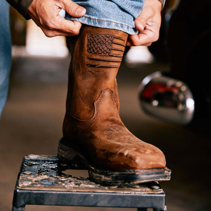 Ariat Online - WorkHog XT Patriot Waterproof Carbon Toe Work Boot