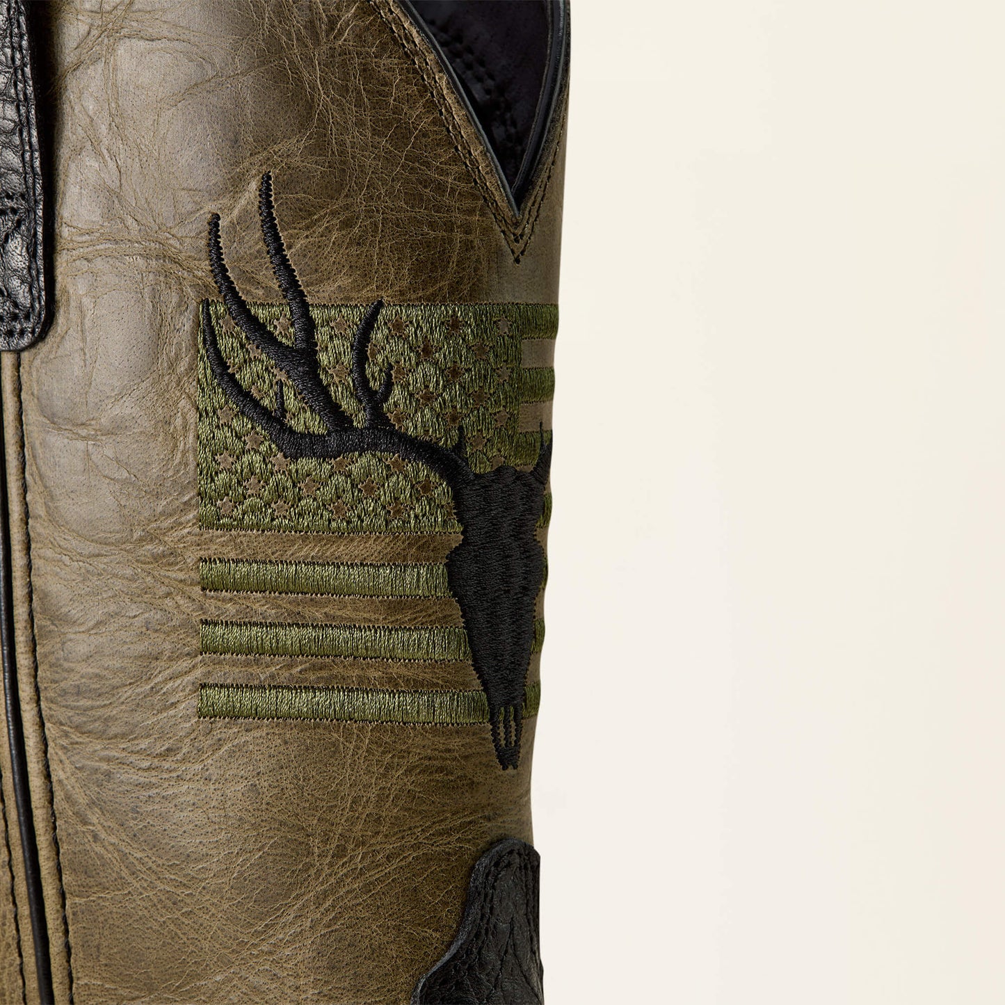 Ariat Outlet - Sport Antlers Cowboy Boot