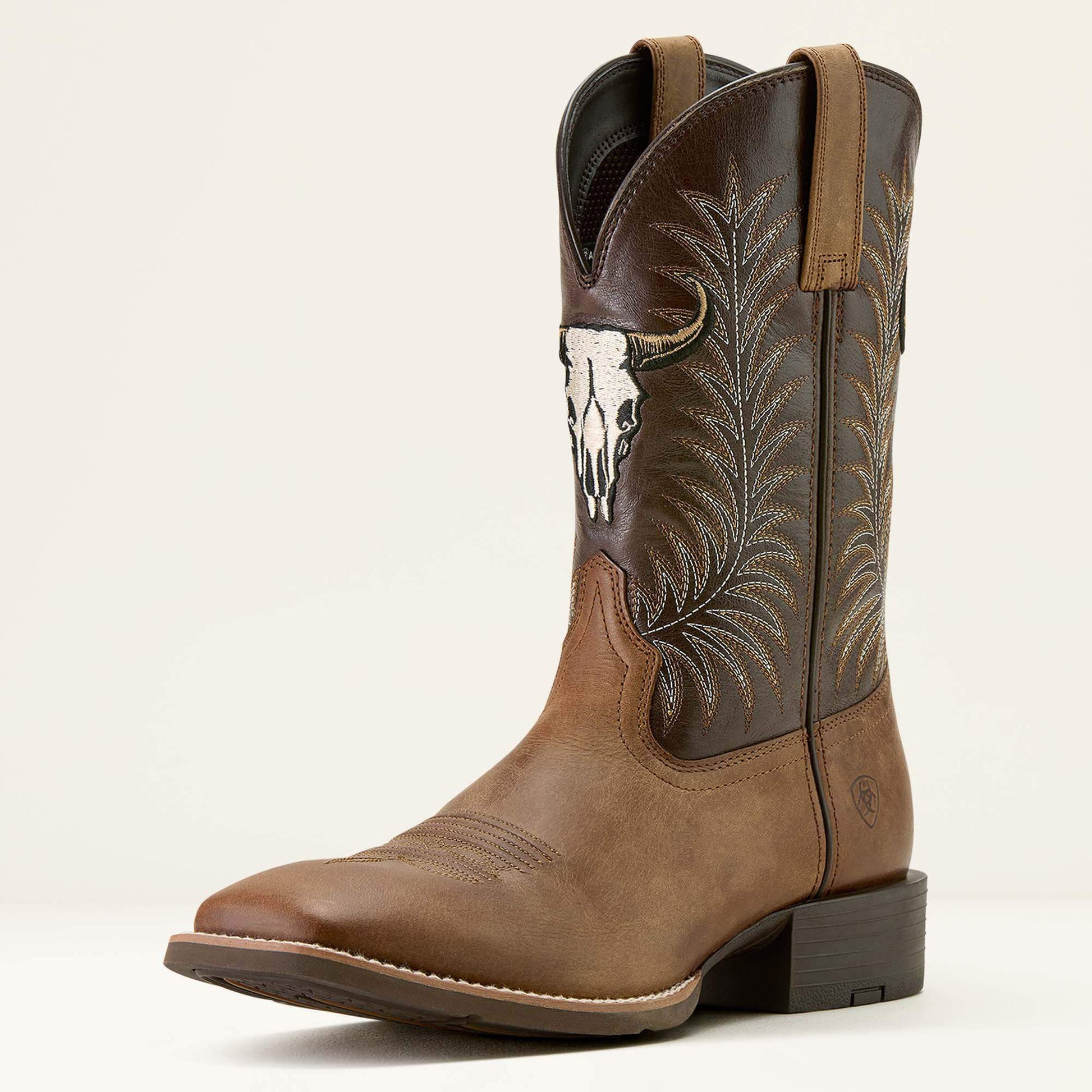 Ariat Online Shop - Sport Steer Skull Wide Square Toe Cowboy Boot