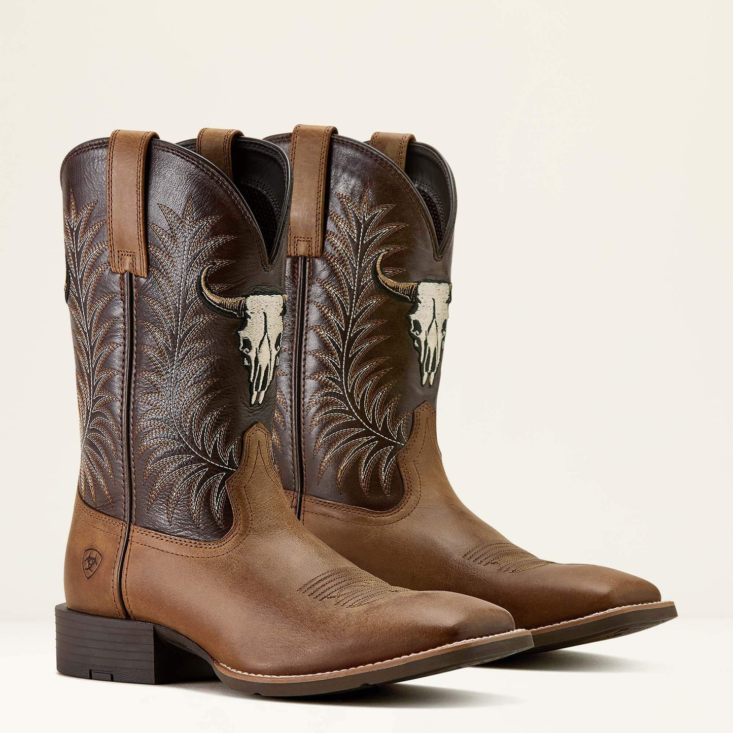 Ariat Online Shop - Sport Steer Skull Wide Square Toe Cowboy Boot