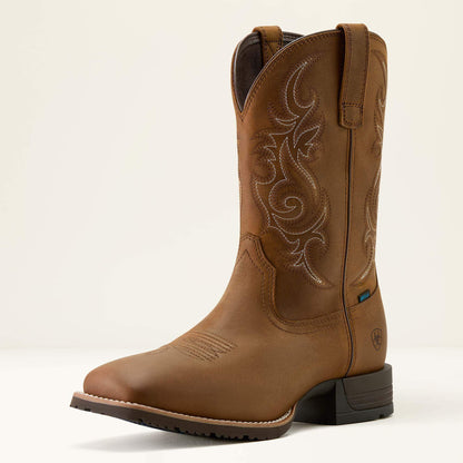 Ariat On Sale - Hybrid Ranchway Waterproof Wide Square Toe Cowboy Boot
