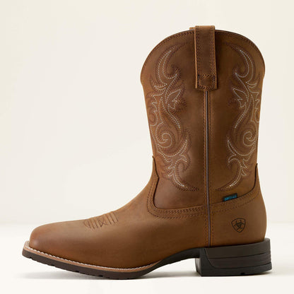 Ariat On Sale - Hybrid Ranchway Waterproof Wide Square Toe Cowboy Boot