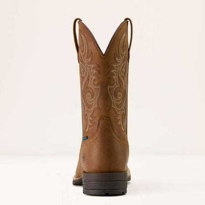 Ariat On Sale - Hybrid Ranchway Waterproof Wide Square Toe Cowboy Boot