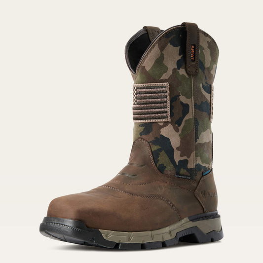 Ariat Sale - Rebar Flex Patriot Waterproof Composite Toe Work Boot