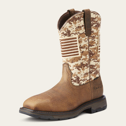 Ariat On Sale - WorkHog Patriot Steel Toe Work Boot