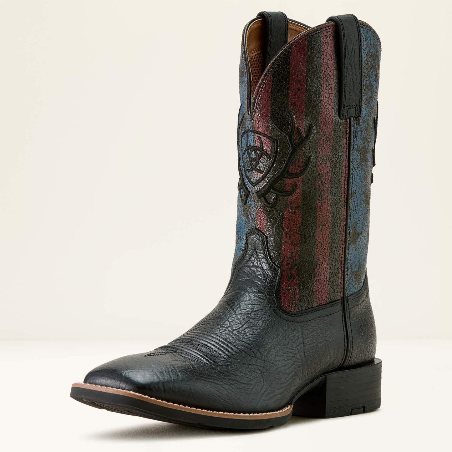 Ariat US - Sport Liberty Antler Wide Square Toe Cowboy Boot