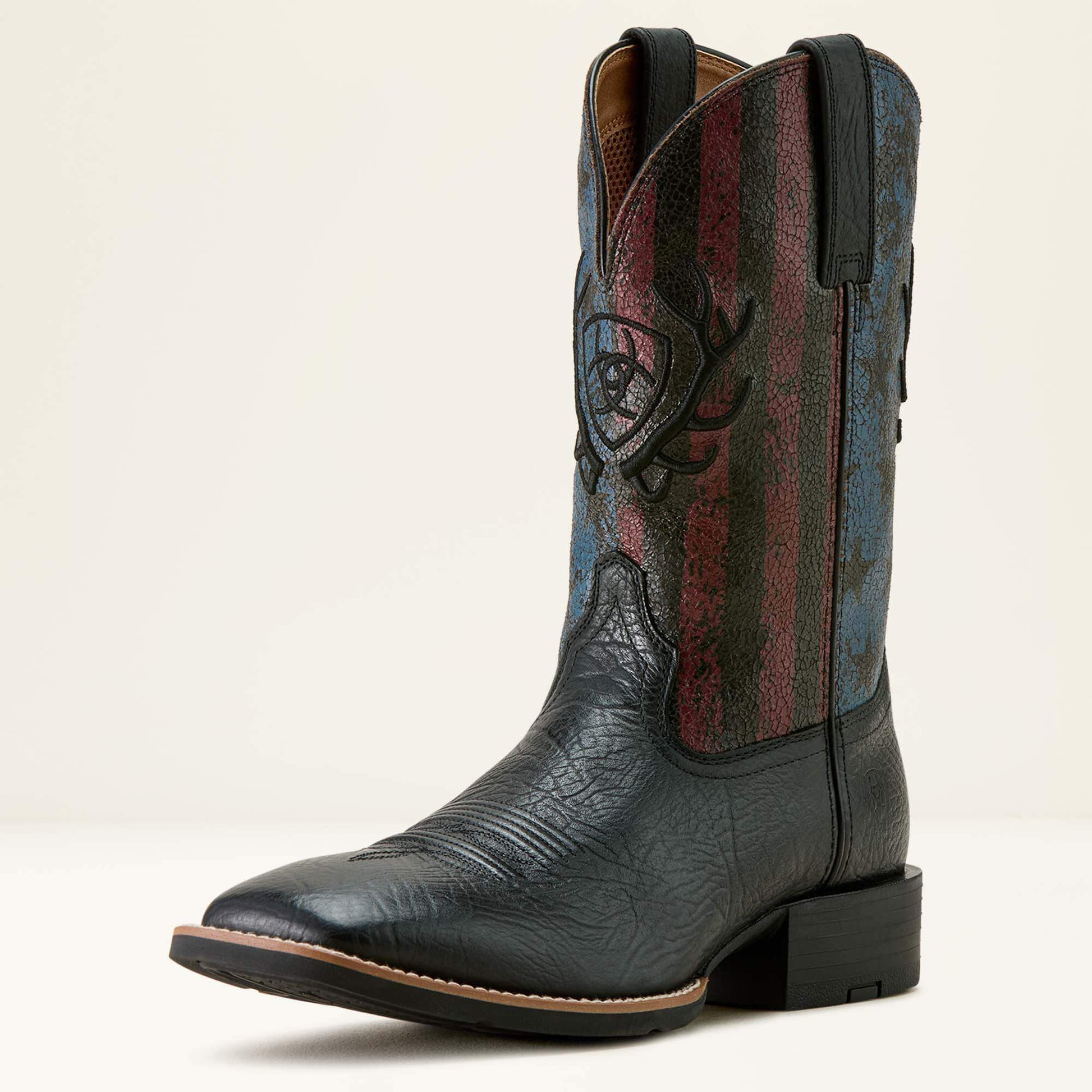 Ariat US - Sport Liberty Antler Wide Square Toe Cowboy Boot