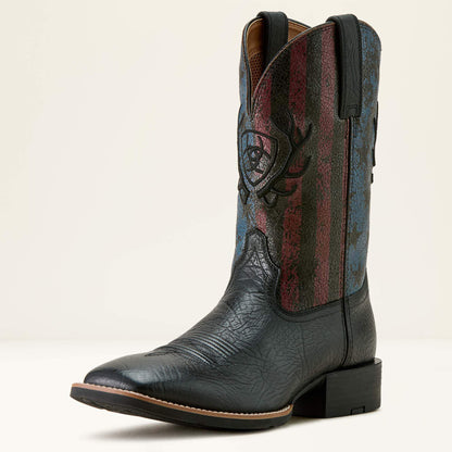 Ariat US - Sport Liberty Antler Wide Square Toe Cowboy Boot