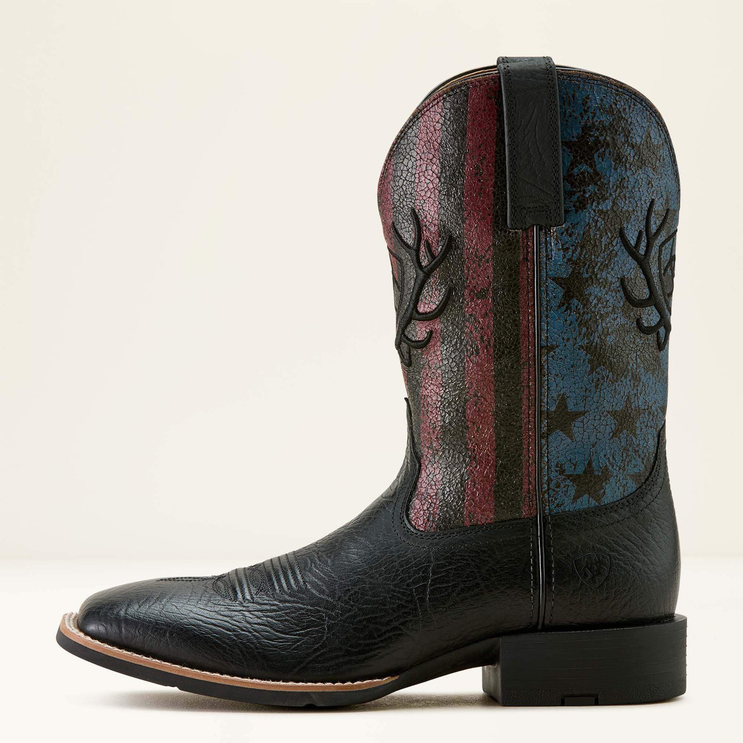 Ariat US - Sport Liberty Antler Wide Square Toe Cowboy Boot