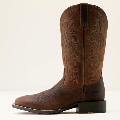 Ariat Website Store - Sport Rustler Wide Square Toe Cowboy Boot