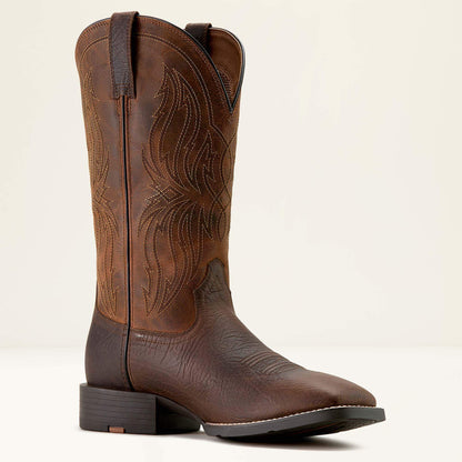 Ariat Website Store - Sport Rustler Wide Square Toe Cowboy Boot