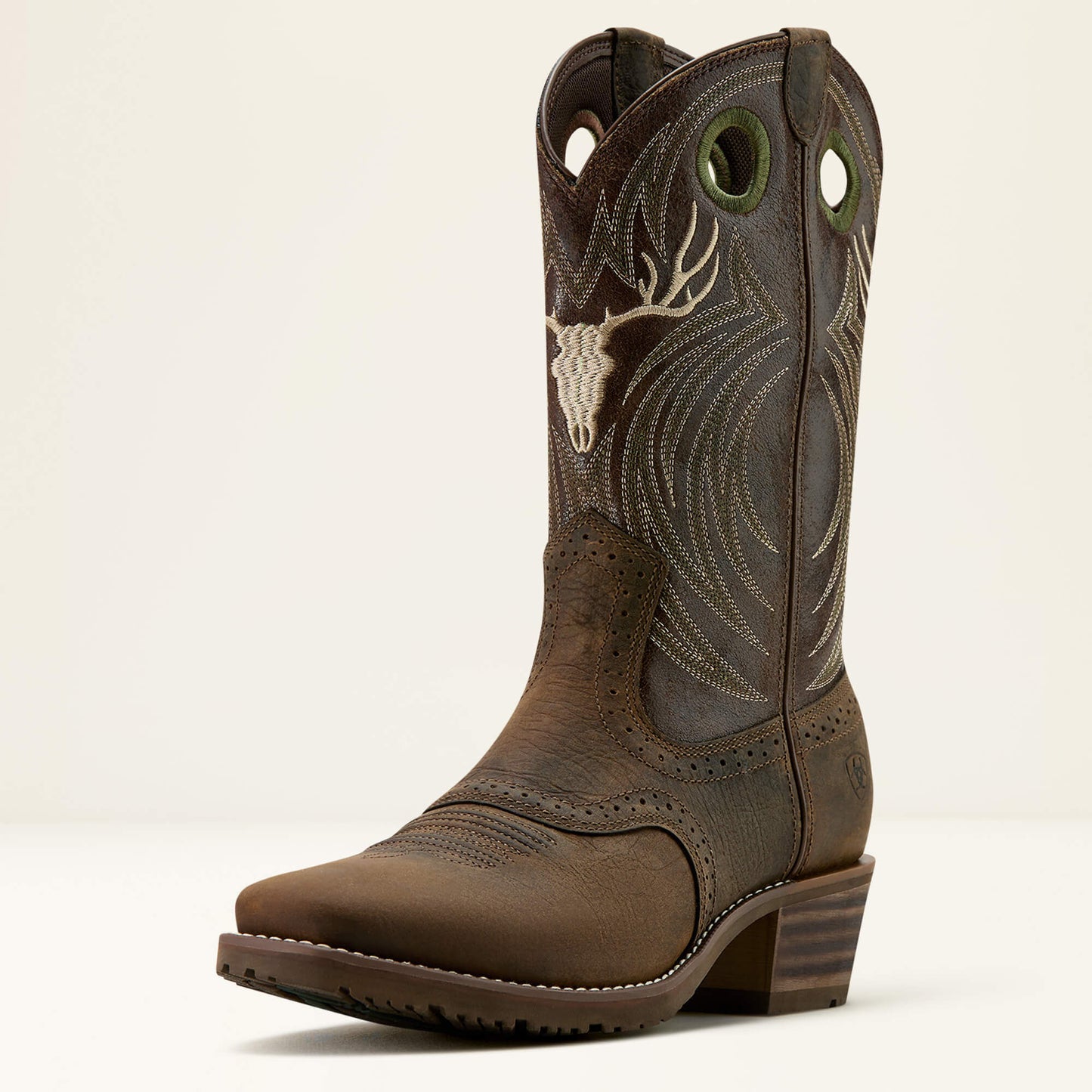 Ariat US - Hybrid Roughstock Antler Cowboy Boot