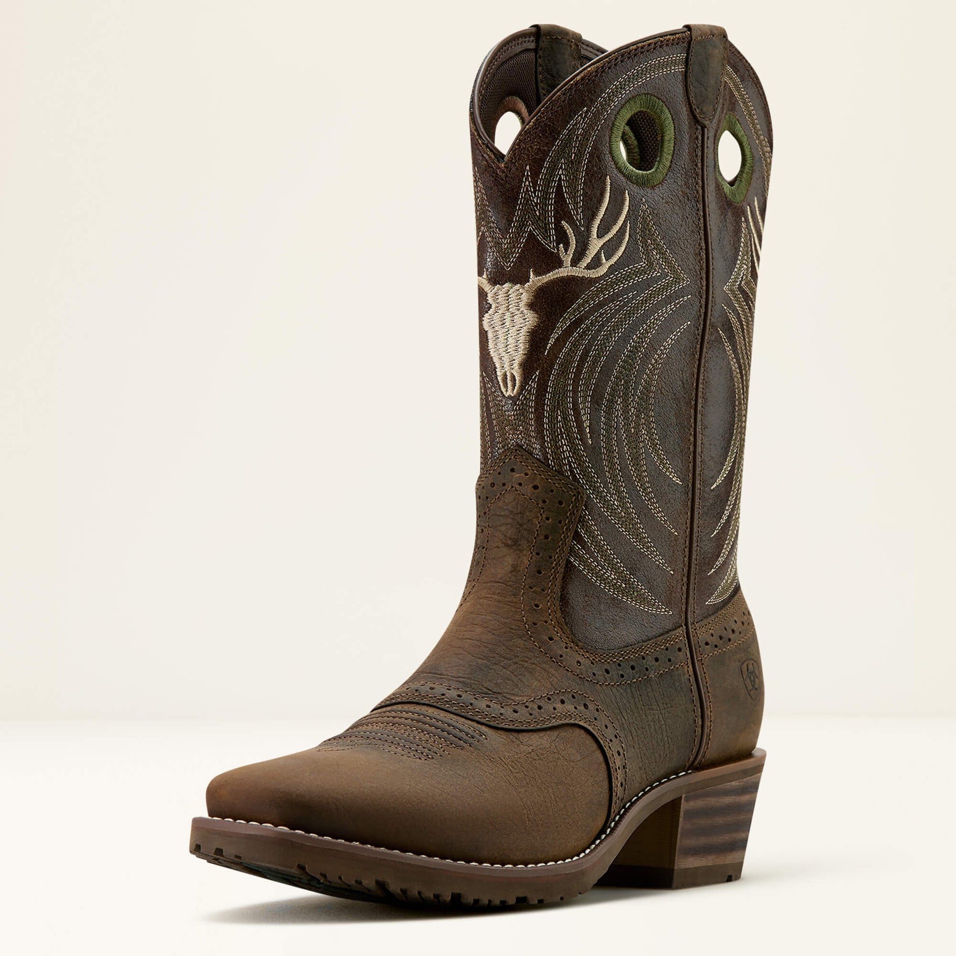 Ariat US - Hybrid Roughstock Antler Cowboy Boot