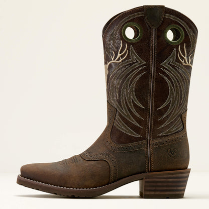 Ariat US - Hybrid Roughstock Antler Cowboy Boot