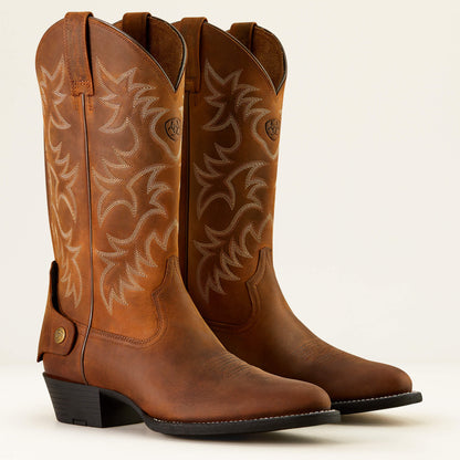 Ariat Outlet - Heritage R Toe EZ Zip Western Boot