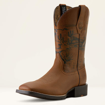 Ariat Online - Sport PBR Wide Square Toe Cowboy Boot