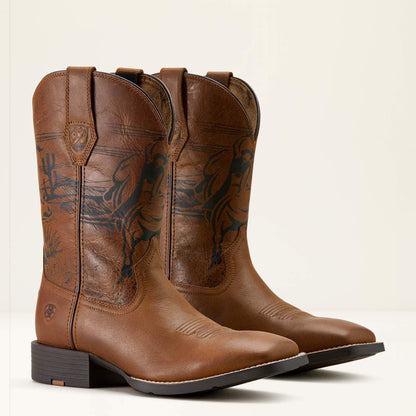 Ariat Online - Sport PBR Wide Square Toe Cowboy Boot