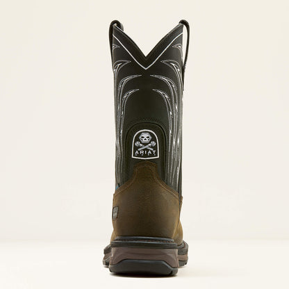 Ariat On Sale - WorkHog XT Bolt Skull Waterproof Wide Square Toe Carbon Toe Work Boot