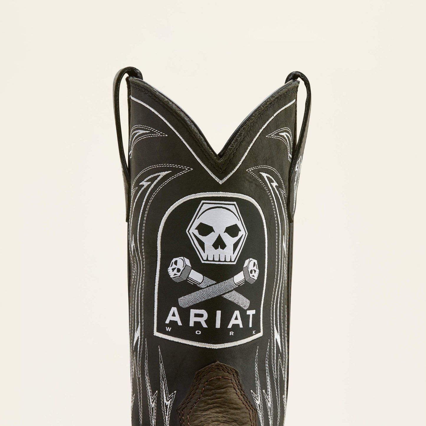 Ariat On Sale - WorkHog XT Bolt Skull Waterproof Wide Square Toe Carbon Toe Work Boot