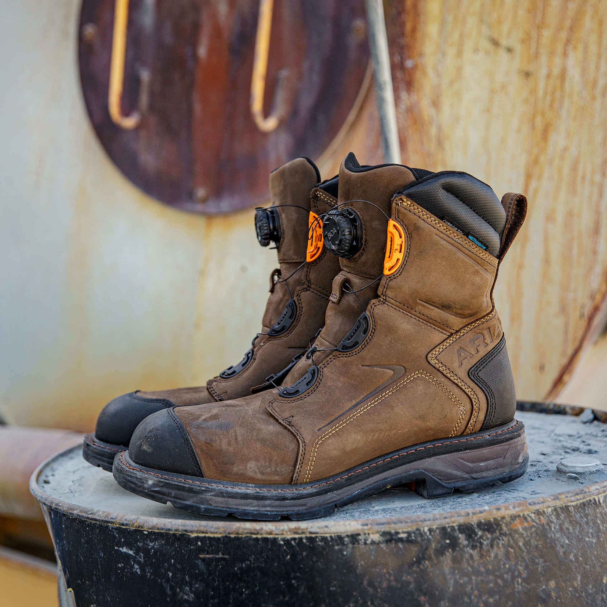 Ariat Online - WorkHog XT 8" BOA Waterproof Carbon Toe Work Boot