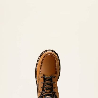 Ariat Online Shop - Rebar Wedge Moc Toe 6" Waterproof Composite Toe Work Boot