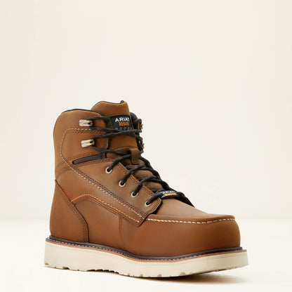 Ariat Online Shop - Rebar Wedge Moc Toe 6" Waterproof Composite Toe Work Boot