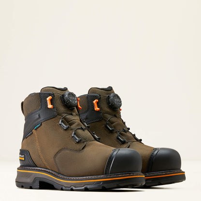 Ariat On Sale - Stump Jumper 6" BOA Waterproof Composite Toe Work Boot