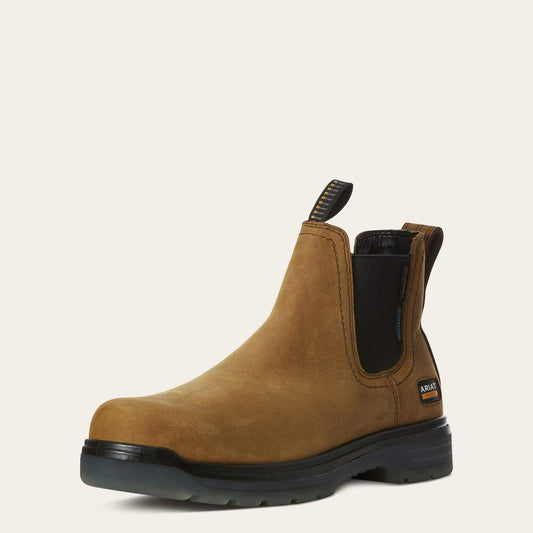 Ariat Sale - Turbo Chelsea Waterproof Carbon Toe Work Boot