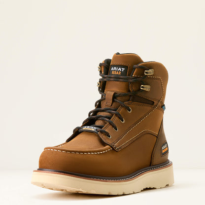 Ariat US - Rebar Wedge Moc Toe 6" Waterproof Work Boot