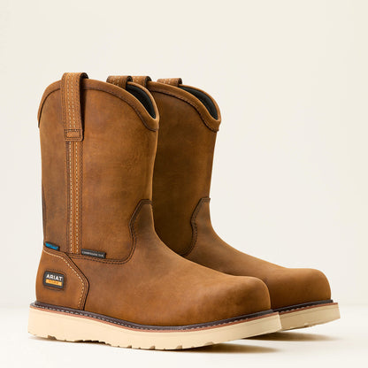 Ariat US - Rebar Wedge Pull-On Waterproof Composite Toe Work Boot