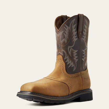 Ariat On Sale - Sierra Wide Square Toe Steel Toe Work Boot