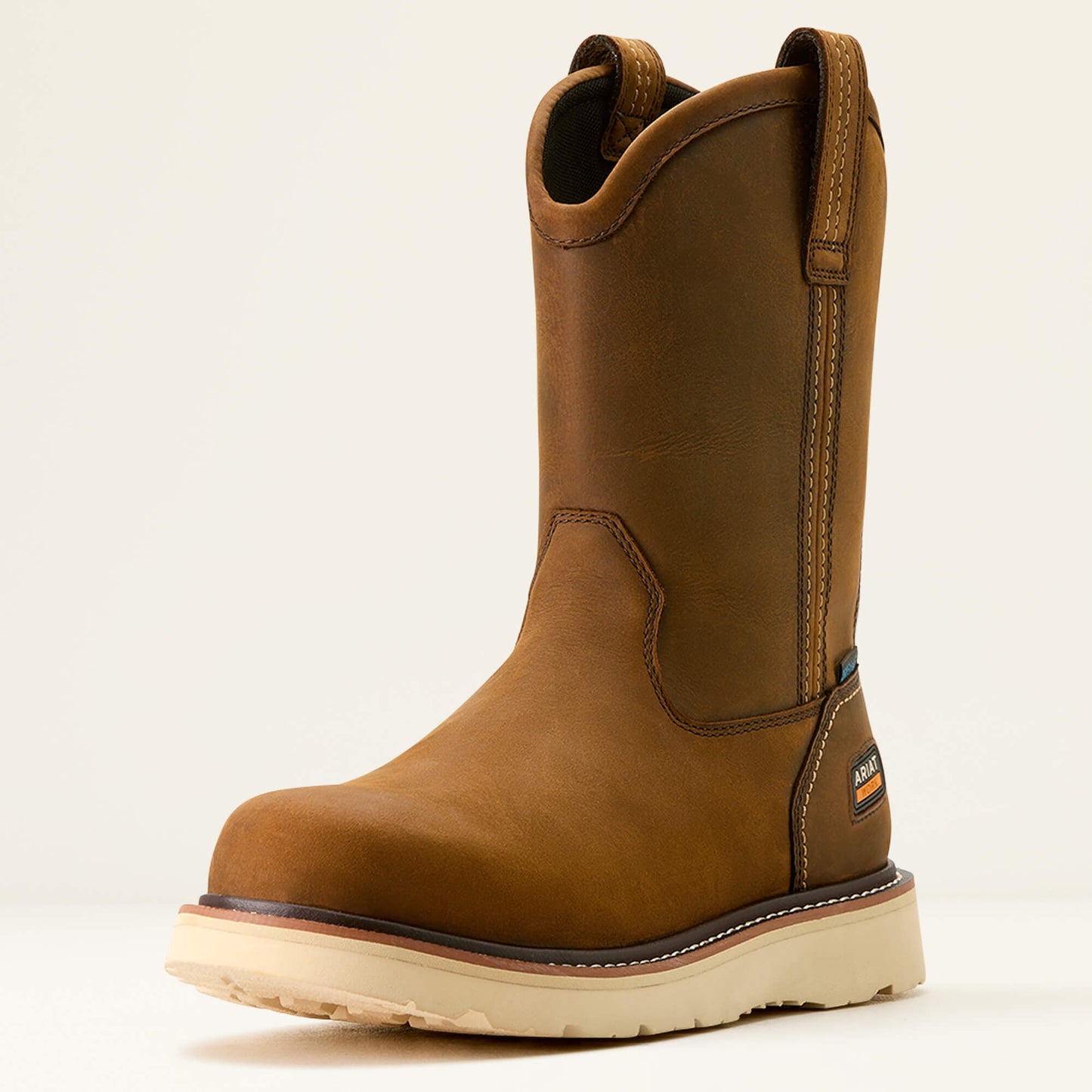 Ariat Website Store - Rebar Wedge Pull-On Waterproof Work Boot