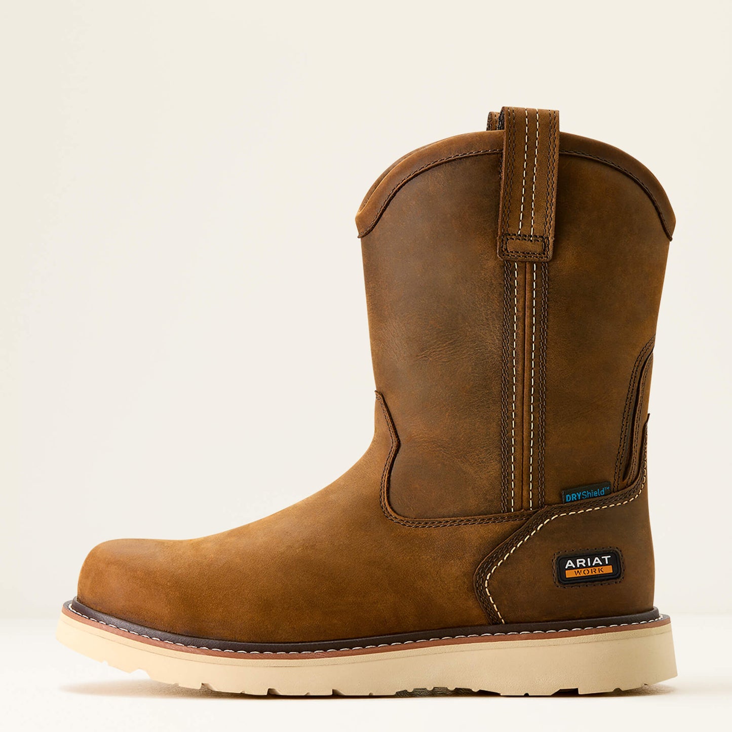 Ariat Website Store - Rebar Wedge Pull-On Waterproof Work Boot