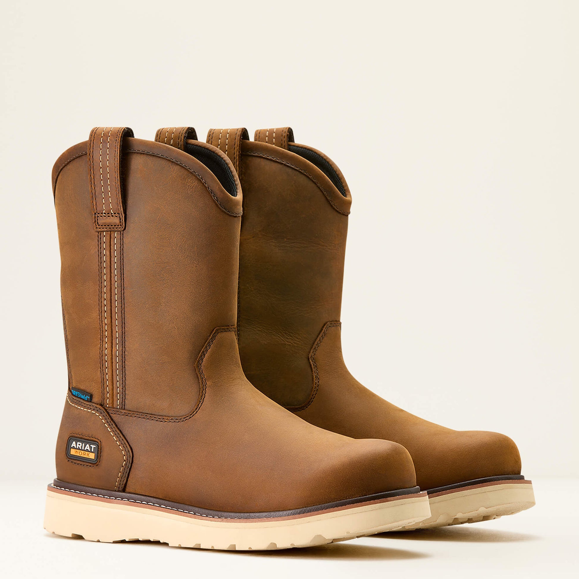 Ariat Website Store - Rebar Wedge Pull-On Waterproof Work Boot