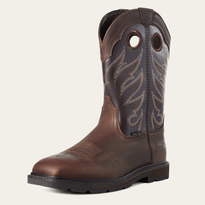 Ariat Outlet - Groundwork Wide Square Toe Steel Toe Work Boot